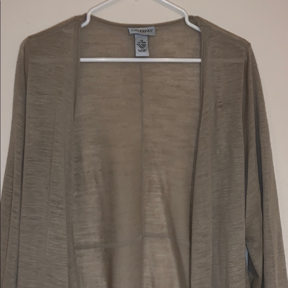 ☀️Cardigan Cream/Tan - Picture 3 of 6